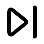 Caret Right To Line SVG Icon